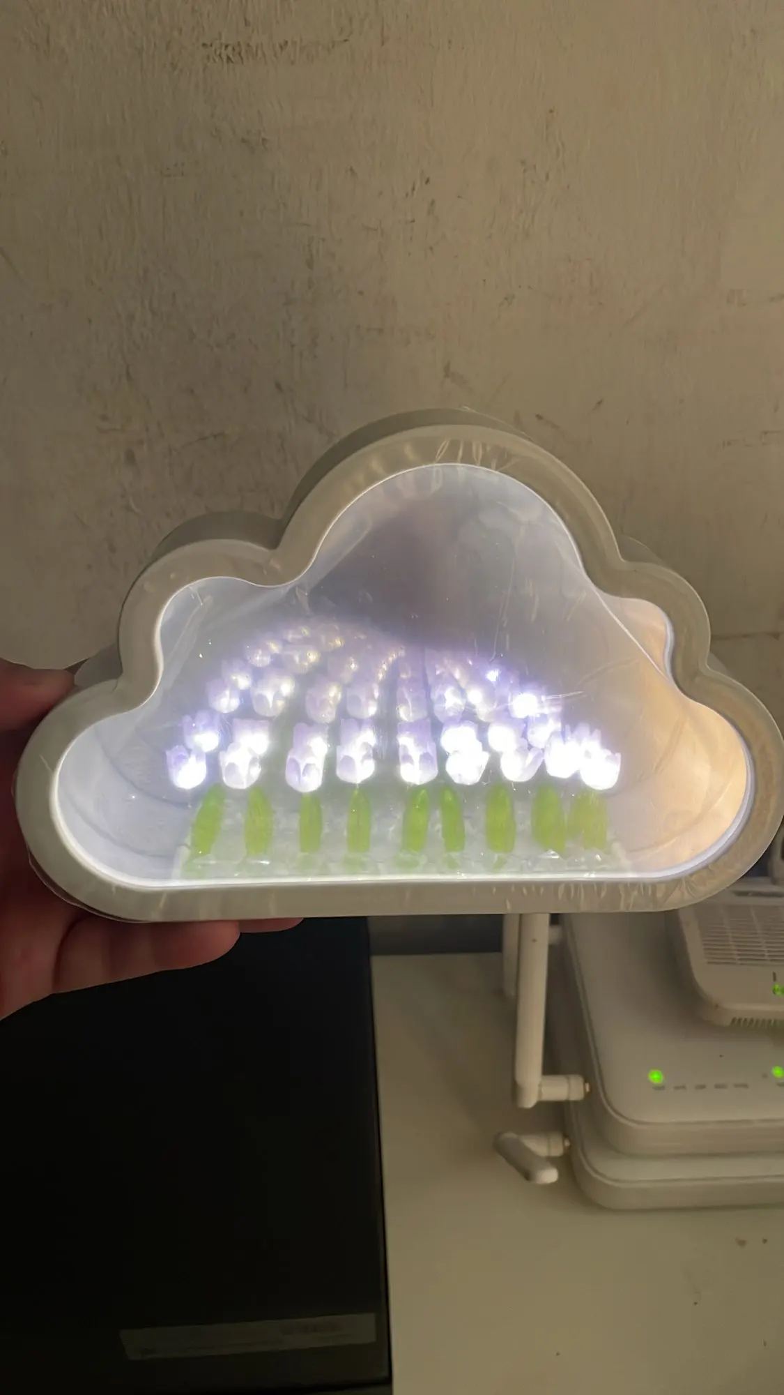 Tulip Cloud Night Light, customer photo
