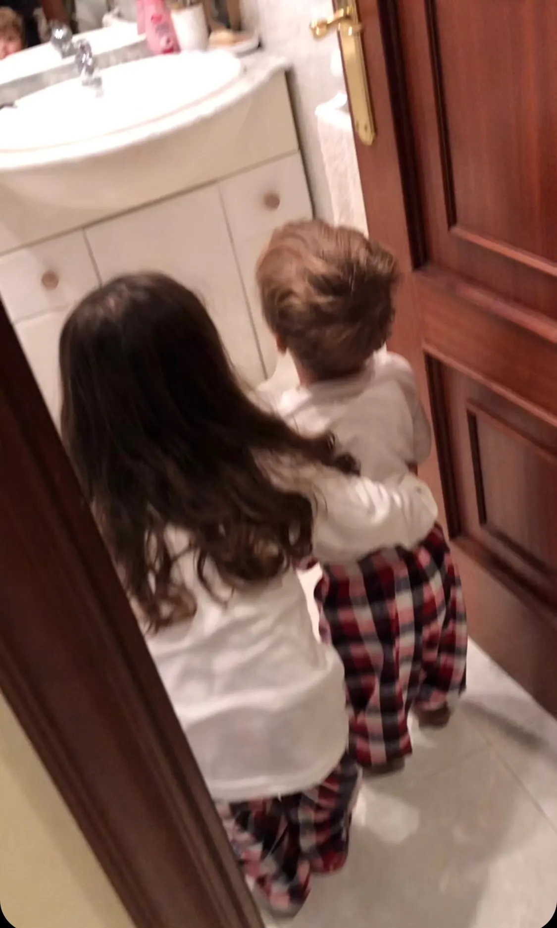 Family Matching Christmas Pajamas Sets Mother And Kids Pyjamas Deer Print Tops+Pants Xmas Sleepwear Baby Romper Pet Dog Clothes photo review