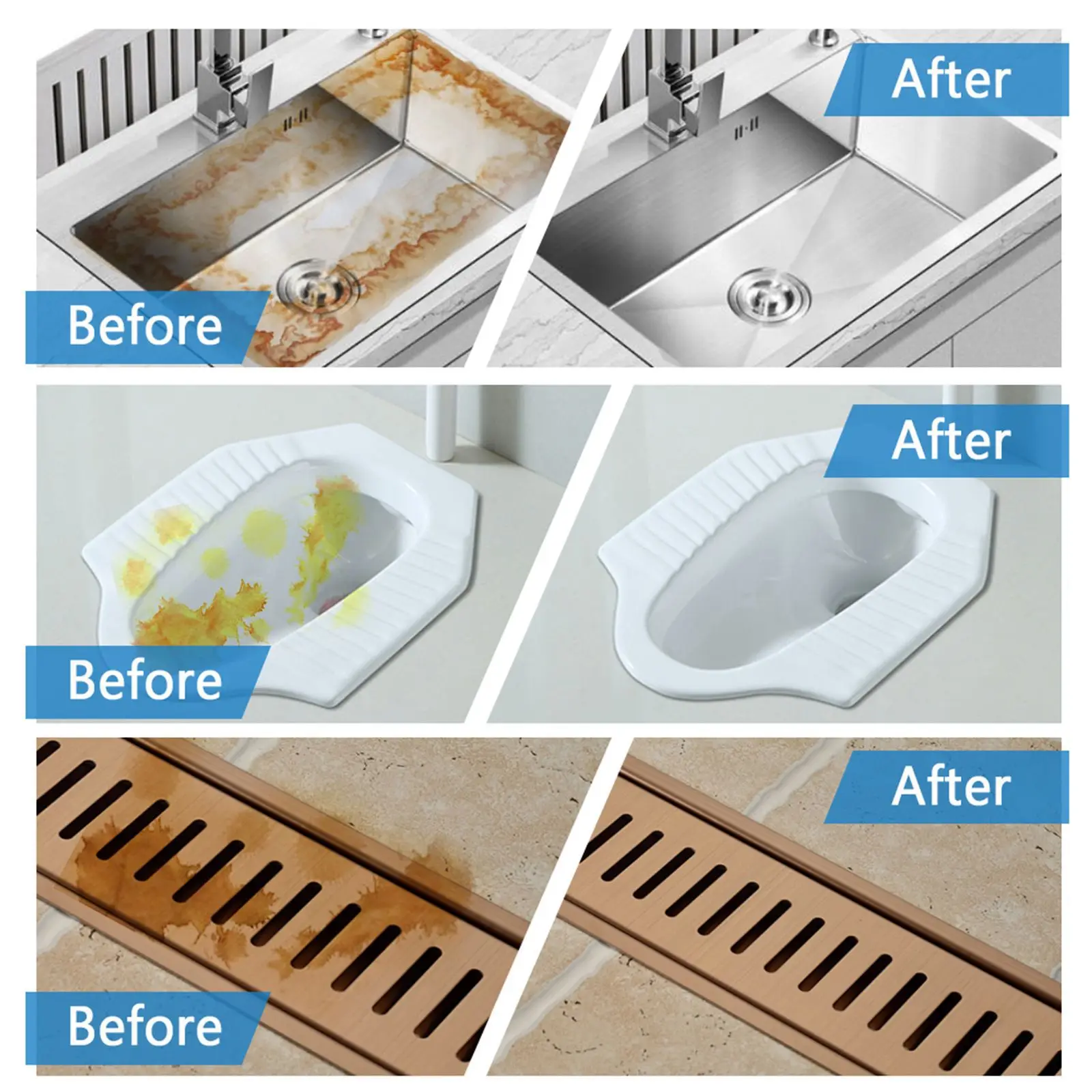 Drain Pipe Cleaner Powder for Clogged Sinks and Toilets