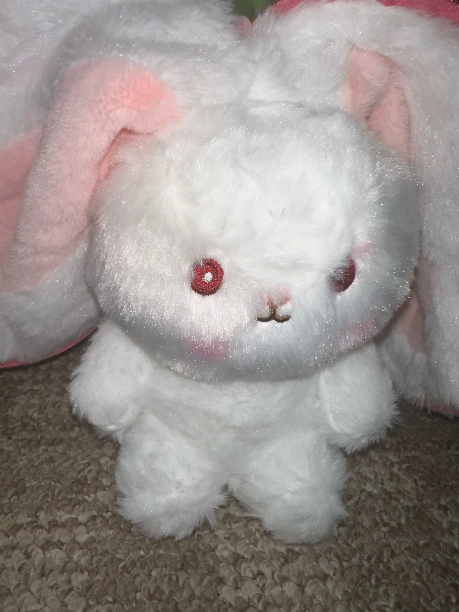 PELUCHE LAPIN MY FIRST BUNNY 18CM - ROSE - MOM POP