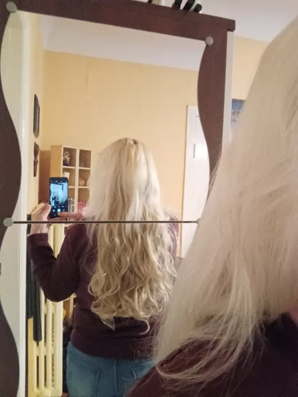 Lisix Synthetic Clip In Hair Extensions (5 Clips) photo review