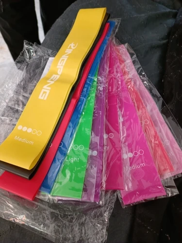 Cross-border Dedicated Yoga Latex Tension Ring Elastic Band Thin Legs Hip Lift Resistance Band photo review