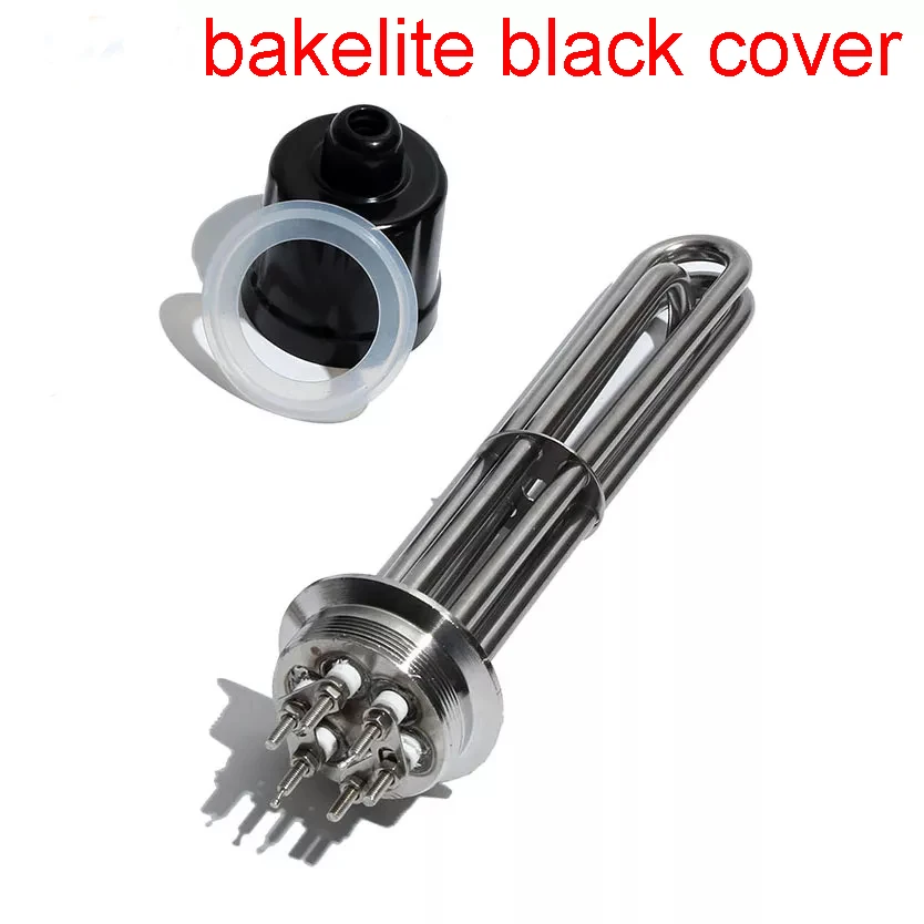 Description Picture 2 of itemLJXH Tubular Electric Heating Heater Element 2inches (63mm) Tri Clamp for Water Heater/Boiler 3KW4.5KW6KW9KW12KW