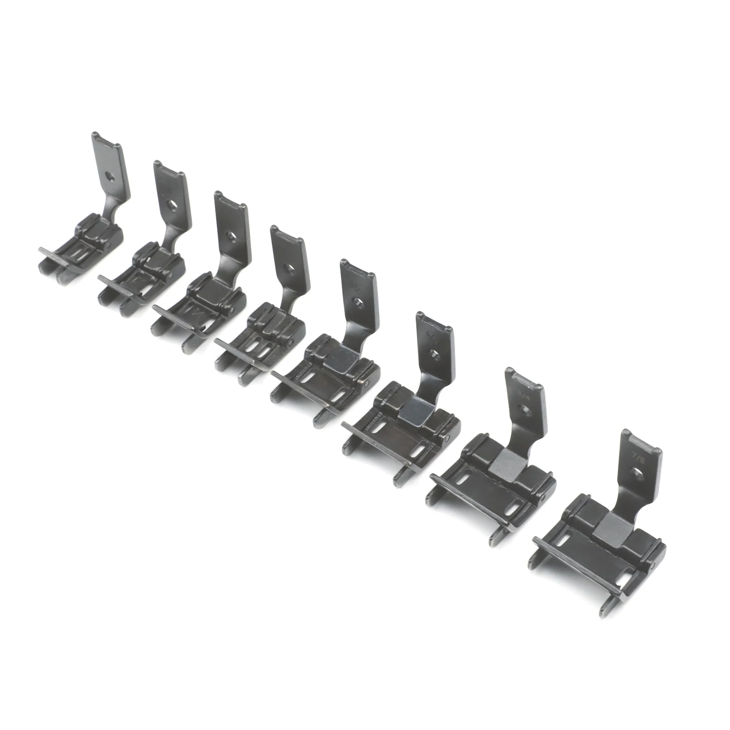 Description Picture 3 of itemS570DG Double Edge Guide Presser Foot For JUKI 515 1162 Brother 842 845 Twin Needle Sewing Machine Parts Size 0.1cm 0.2cm