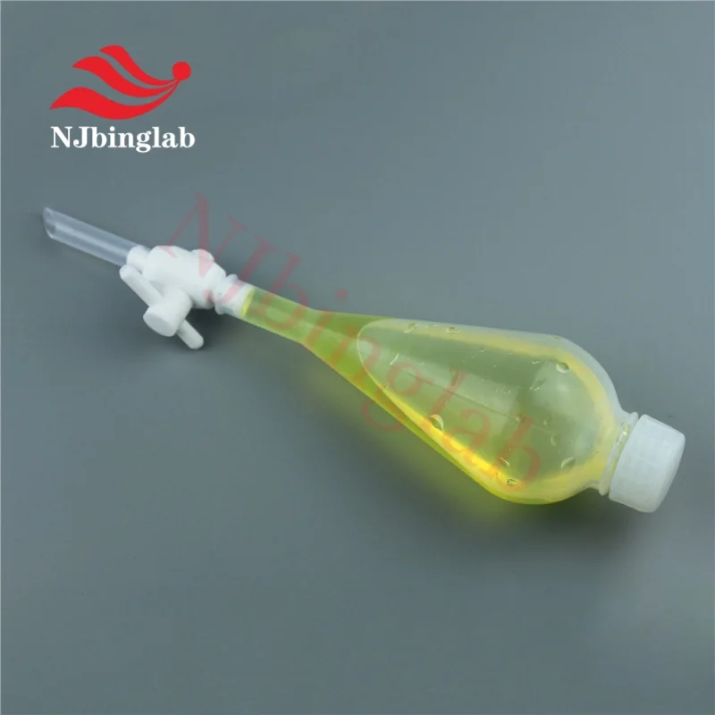 500ml PFA Separatory Funnel Resistance to HF Anti-High and Low Temperature for Chemical Analysis
