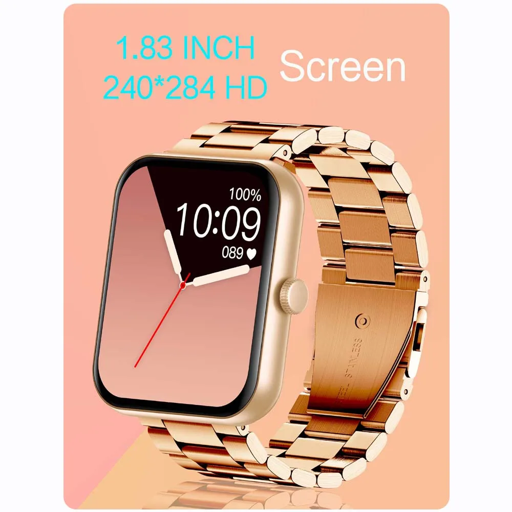 SENBONO L32  Smartwatch 1.83 ġ  ũ IP68   ð ƮϽ ƮĿ  Ʈ ġ 2022