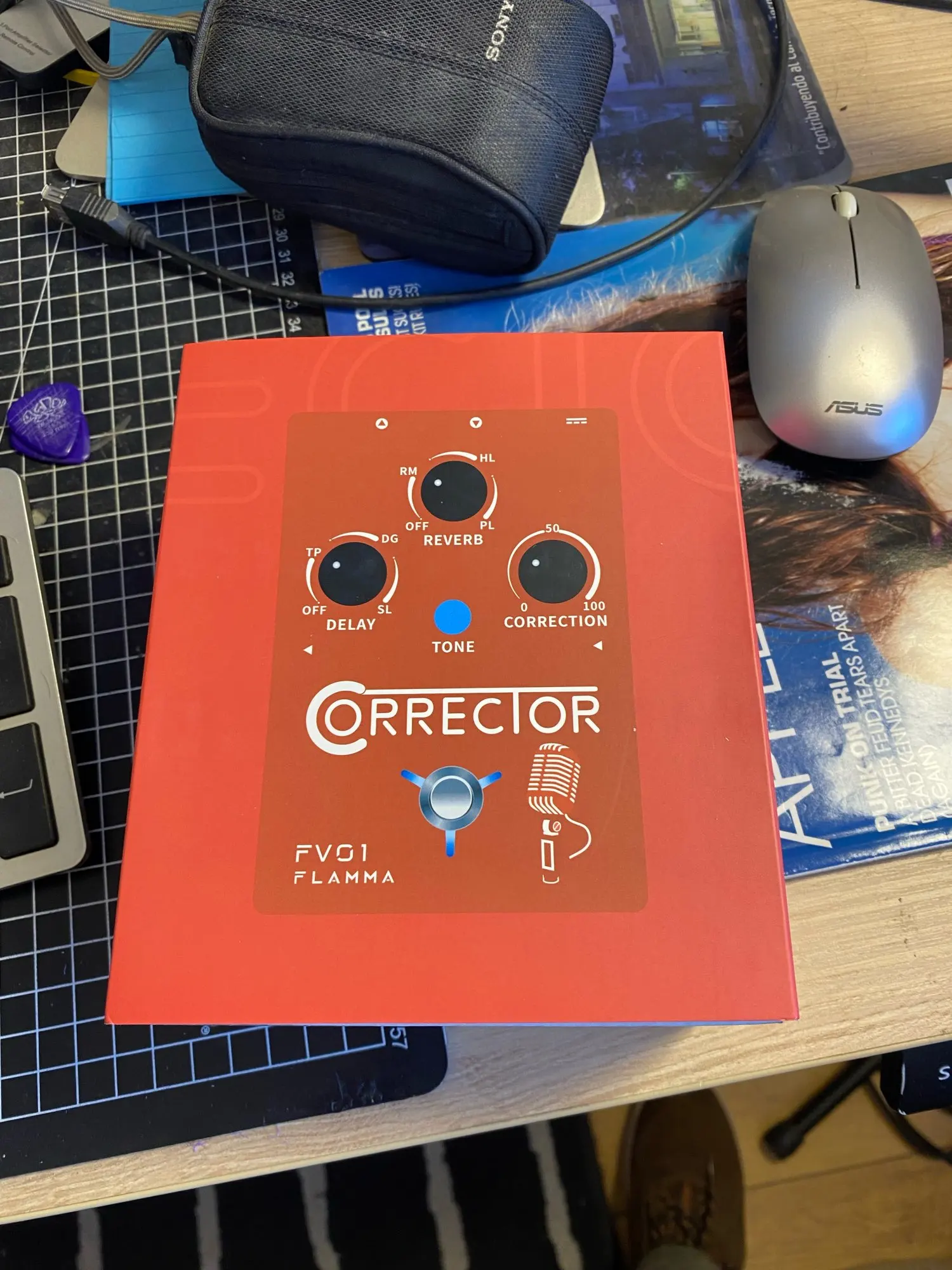 FLAMMA FV01 Vocal Effects Processor Pitch Correction with Delay