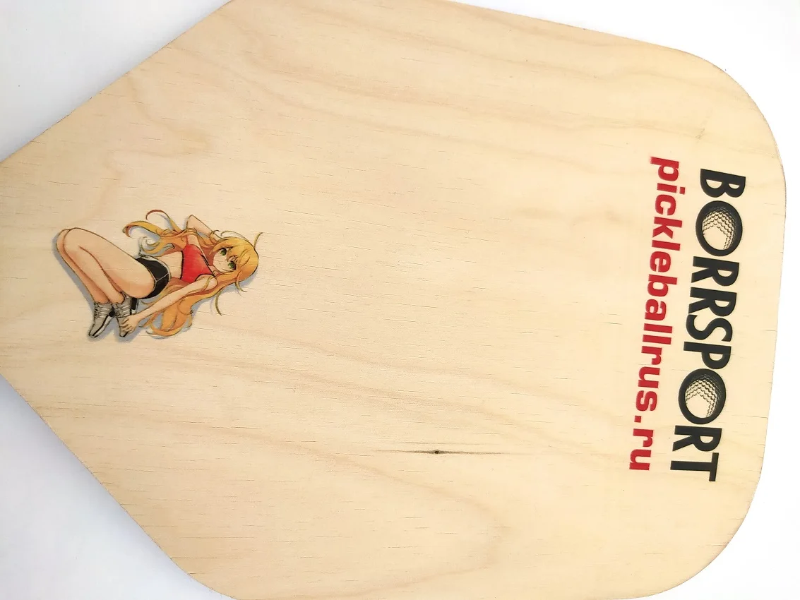 Ракетка для пиклбола BORR SPORT деревянная (art.: 3920c02408982) - 3920c02408982