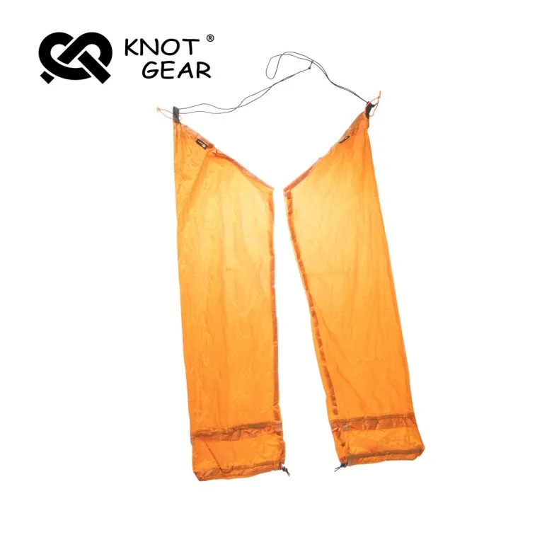 Description Picture 6 of itemKnot Ultralight Outdoor Rain Pants Double-sided Silicone Mountaineering Hiking Waterproof Multifunctional 20D Nylon Rain Pants