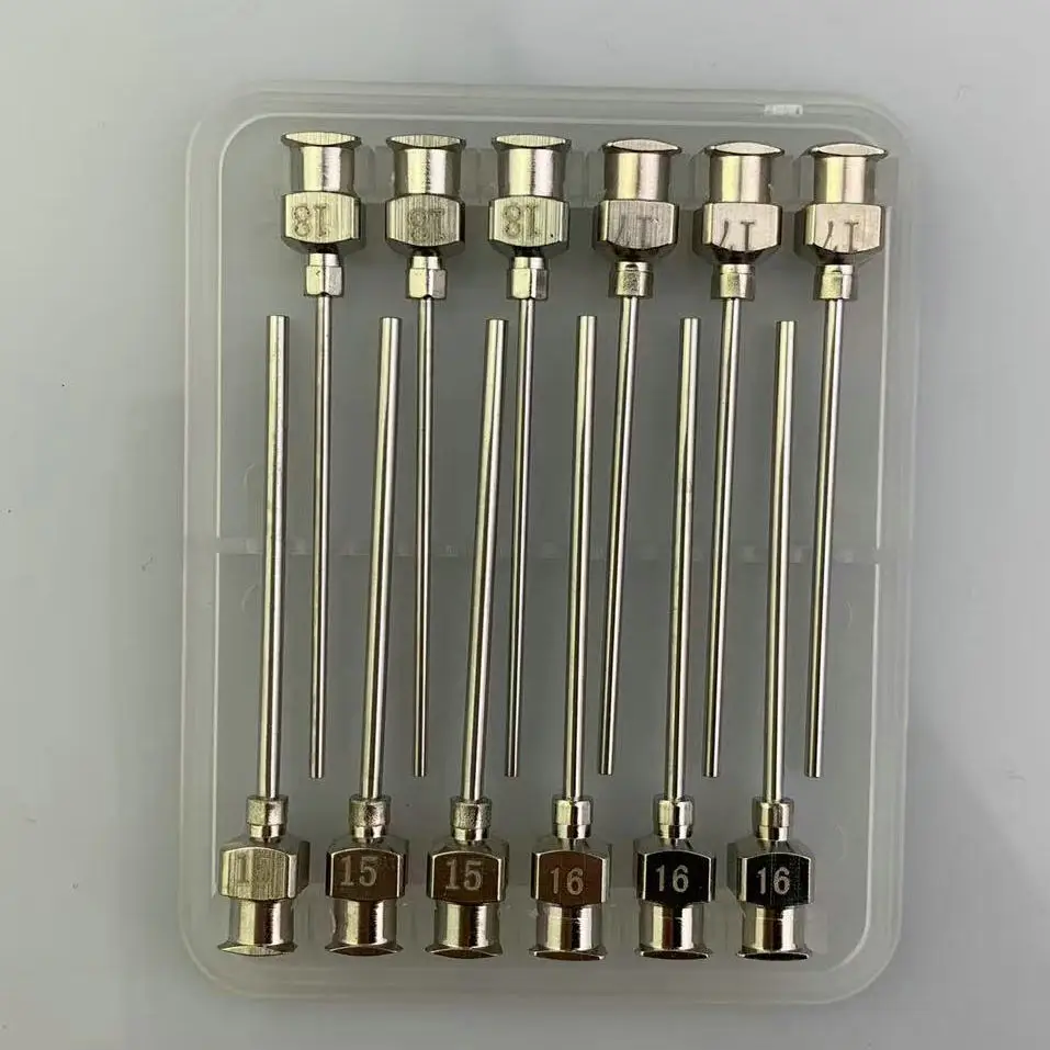 Stainless Steel Dispensing Needle Luer Lock Needle Stainless 12 11/