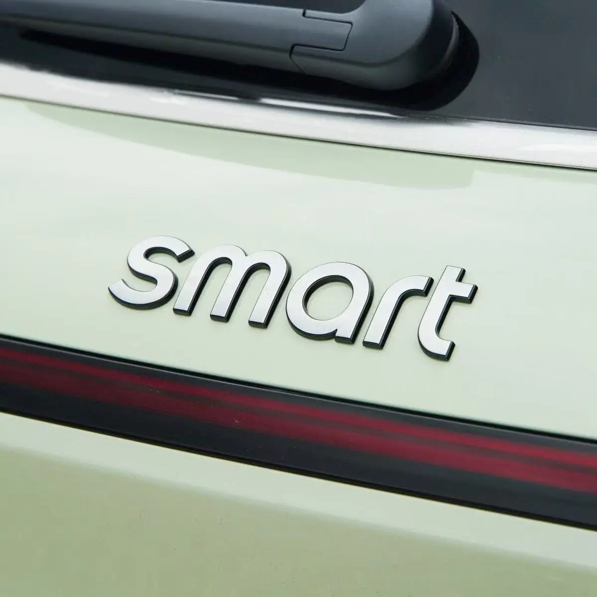 Smart Front Hood Trunk Letter Logo Autoaufkleber für SMART # 1 # 3-Kopf-Refit-Zubehör, große, kleine Aufkleber für das hintere Heck – Detail 4