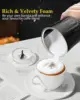 4 in 1 Electric Milk Frother And Steamer  240ml Electric Hot And Cold Milk Frother For Coffee Cappuccino Automatic Milk Frother 3