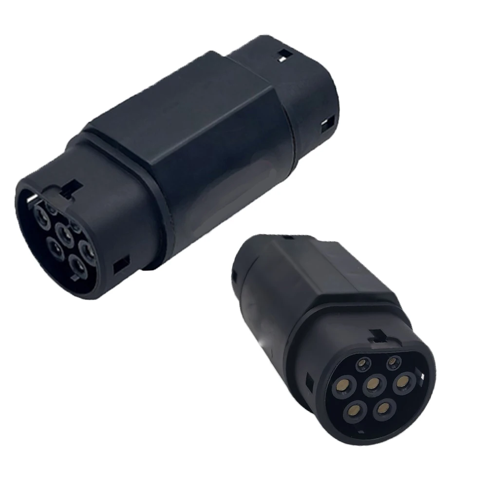 32A GBT To Type2 EV Electric Vehicle Charging Adapter 3Phase 22KW GB/T To IEC 62196 EV Plug Socket Charging Adapter ev charger