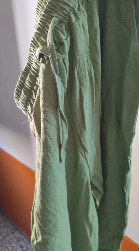 Elegant Cotton Linen Summer Trousers for Women - High Waist Fit photo review