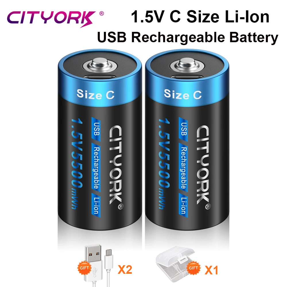 CITYORK15VCsizeRechargeableLiIonBatteryLR14R14CCellbatteryTypeC.jpg