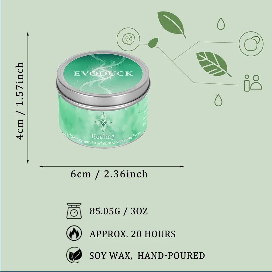 Lavender Eucalyptus Scented Candle 3