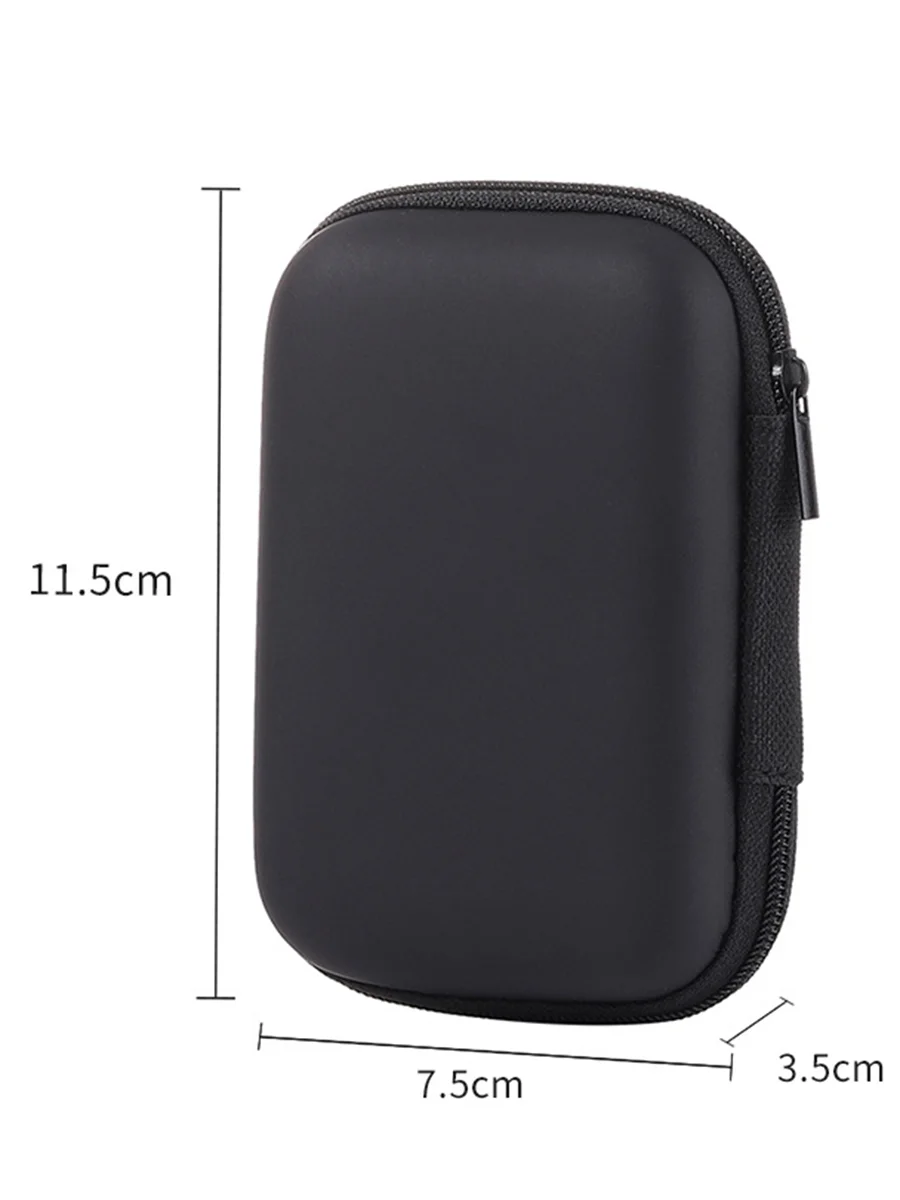 Headphone Storage Bag 1pc Portable Waterproof EVA For Travel