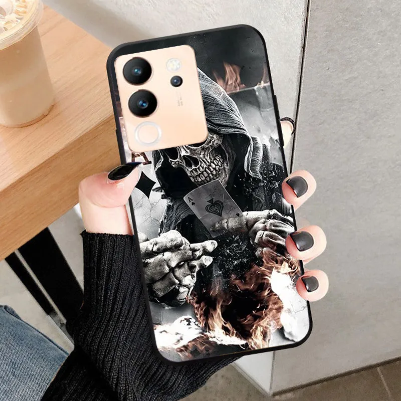 Sleek Black Soft Silicone TPU Protective Phone Case