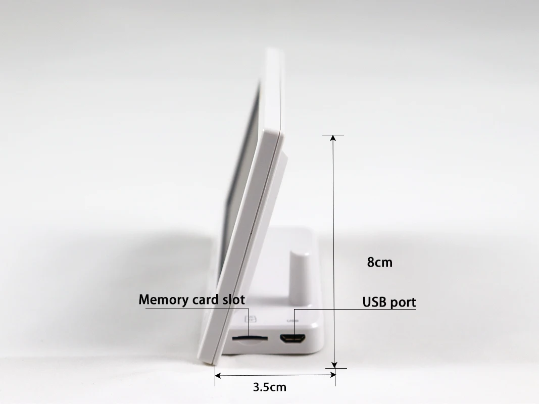 5개 센서, 5채널, 컬러 스크린, 데이터 로거가 있는 무선 기상 관측소, PC에 연결 가능