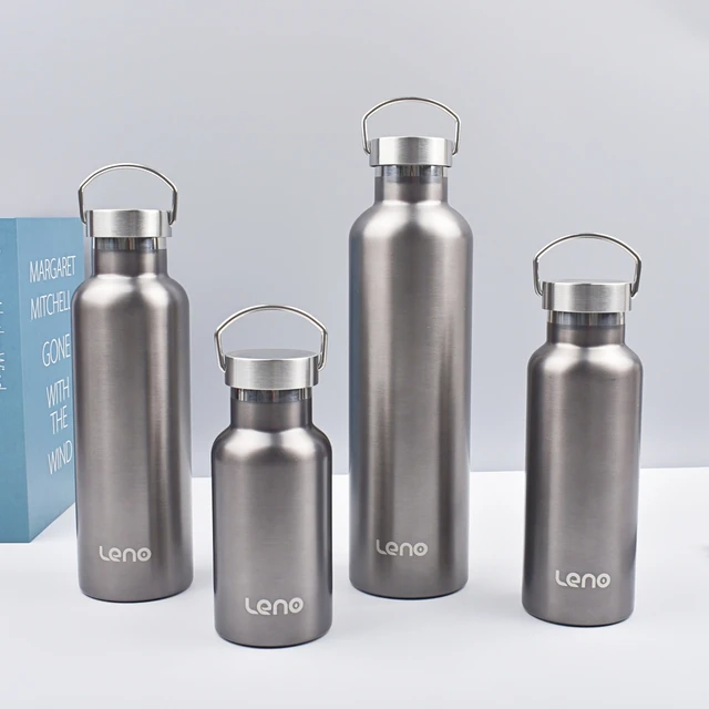 350-1000ml Stainless Steel Sport Water Bottle Large Capacity Double Wall Vacuum Insulated Tumbler Portable Thermos Bottle 4