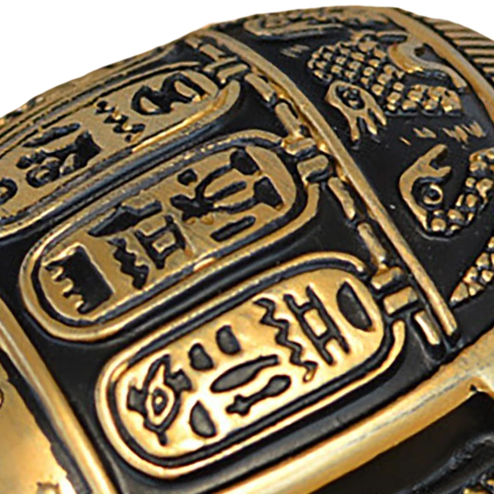 樹脂スカラベ置物像装飾古代エジプトのお守りスカラベ装飾クラフト