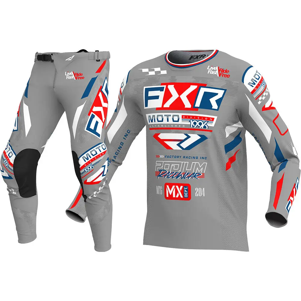 Motocross Gear Set SHIFT Podium FXR MX Jersey Set Off Road Moto Kits Motorcycle Clothing