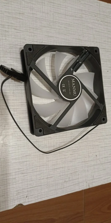 Manmu Fetival Pormotion 120mm Computer Fan Rainbow RGB/ High Cooling Performance Gaming PC Fan photo review
