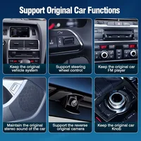 Wireless CarPlay Android Auto Decoder For Audi C6 A6 4f 2010-2012 Q7 4L 2012-2015 MMI 3G With BT Mirror Link AirPlay GPS Module 5