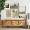 Summer Landscape Vintage Oil Painting Canvas Poster Spring Neutral Gallery Wall Art Print Retro Green Tone Farmhouse Wall Decor 5