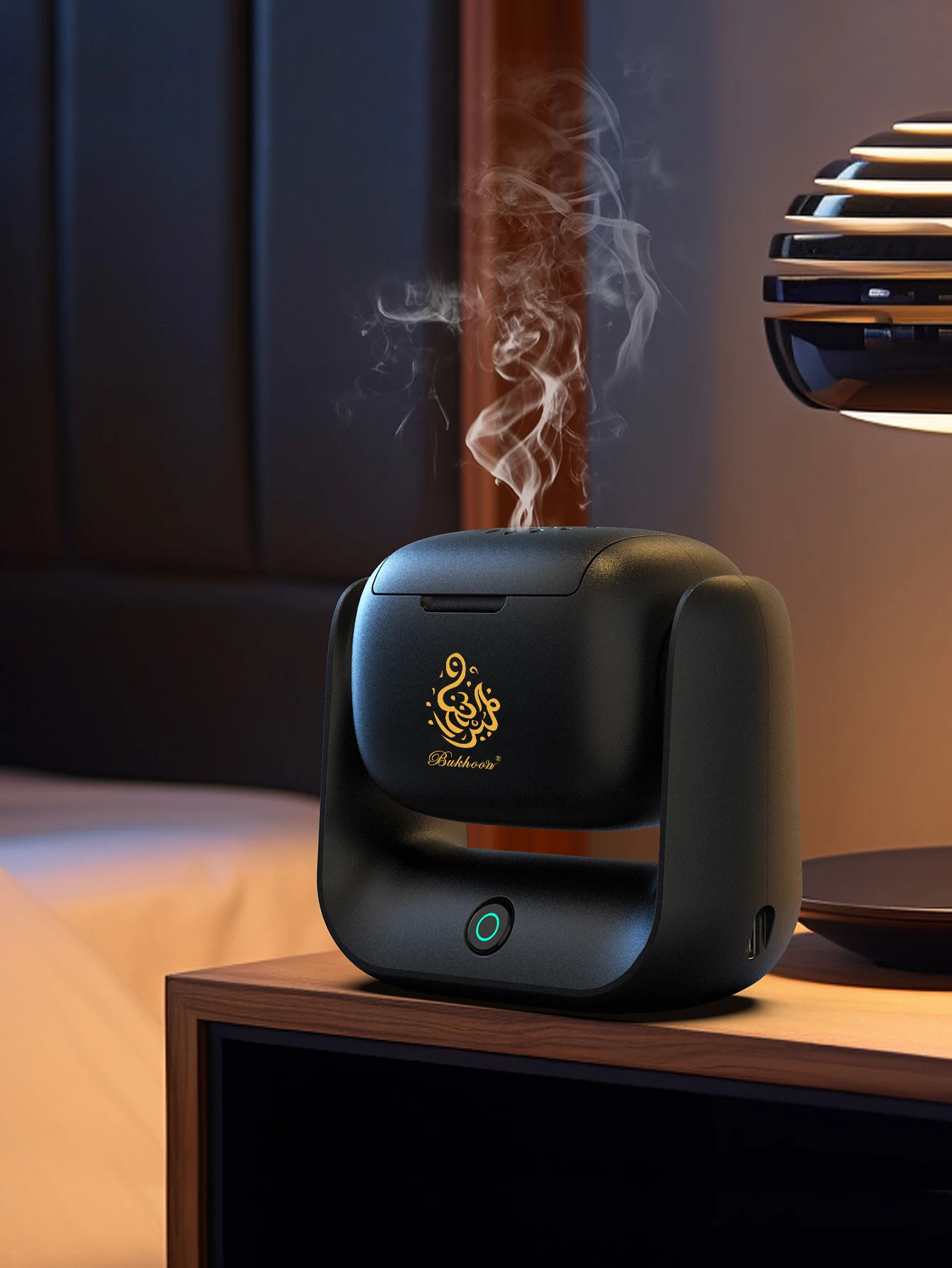 مبخرة بخور إلكترونية قابلة للدوران، آلة رائحة دورا...