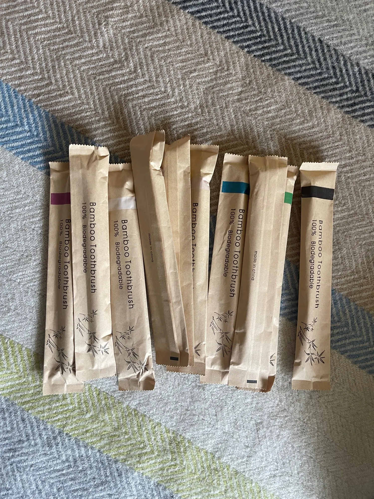 5pcs Bamboo Biodegradable Toothbrush Manual Wooden HandleToothbrushes With Soft Bristles For Sensitive Teeth Gums Oral Care photo review