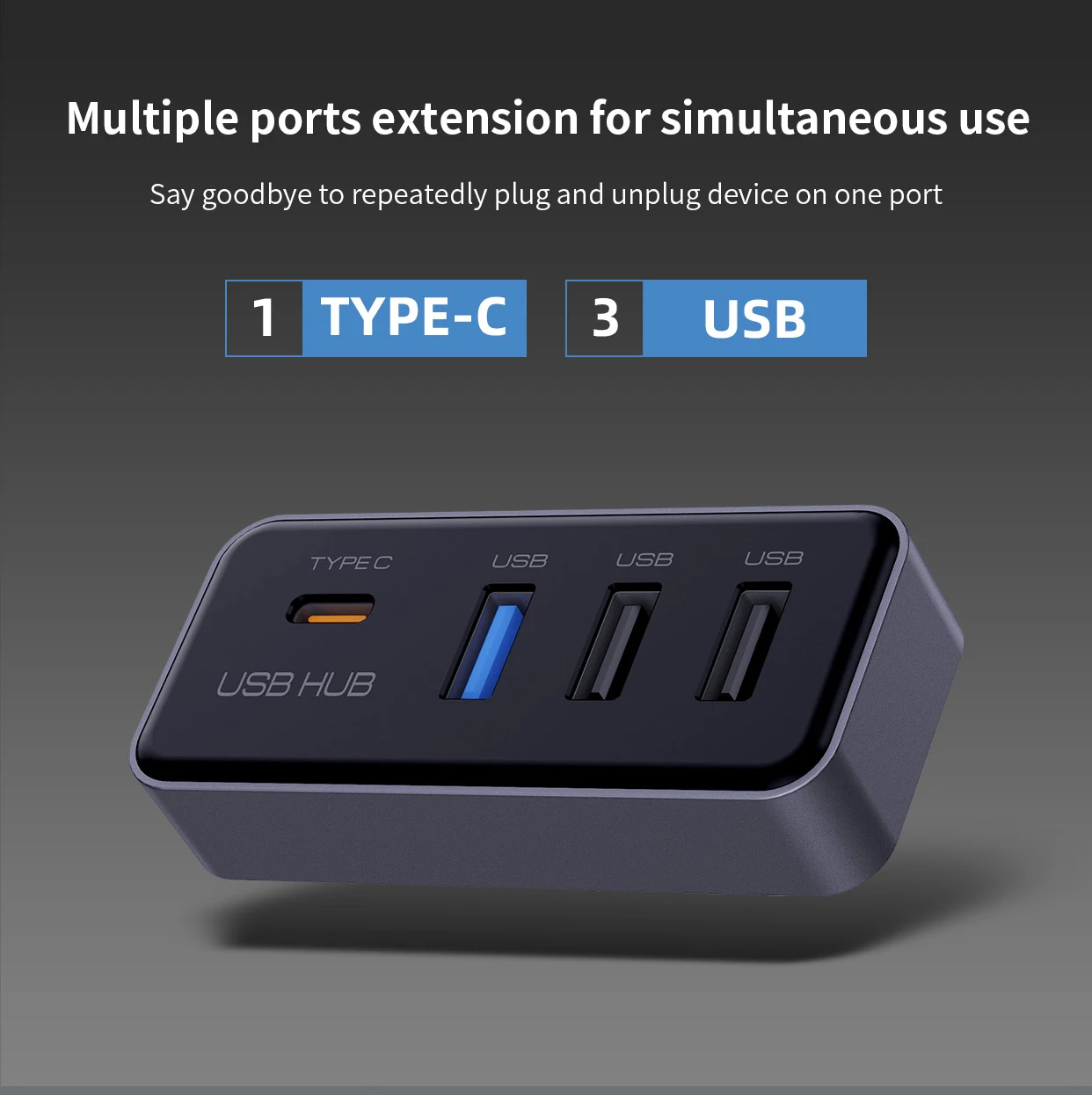Docking Station USB Hub 4-in-1 for Tesla Model 3 Model Y Glovebox for Dashcam F