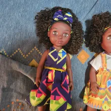 14 Inch Black Baby Doll With Afro Hair, Soft Vinyl Doll Toy For Kids Comes With Changeable Clothes And Pacifier 1 Year Old Toys Barby Toddler Doll P 34298826 Cat 7313