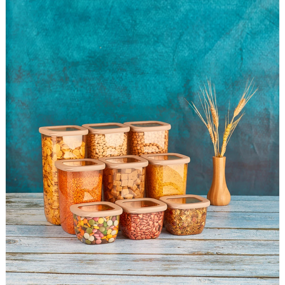 Food Storage Square Kitchen Organizer Jar Lid Kitchen Organizer