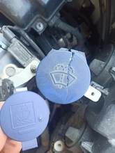 2 Tappi Ricambio Lavavetri Per Fiat 500 E Citroen Nemo | Compatibile Con Numero OE 71740943 (Blu) - Foto 11