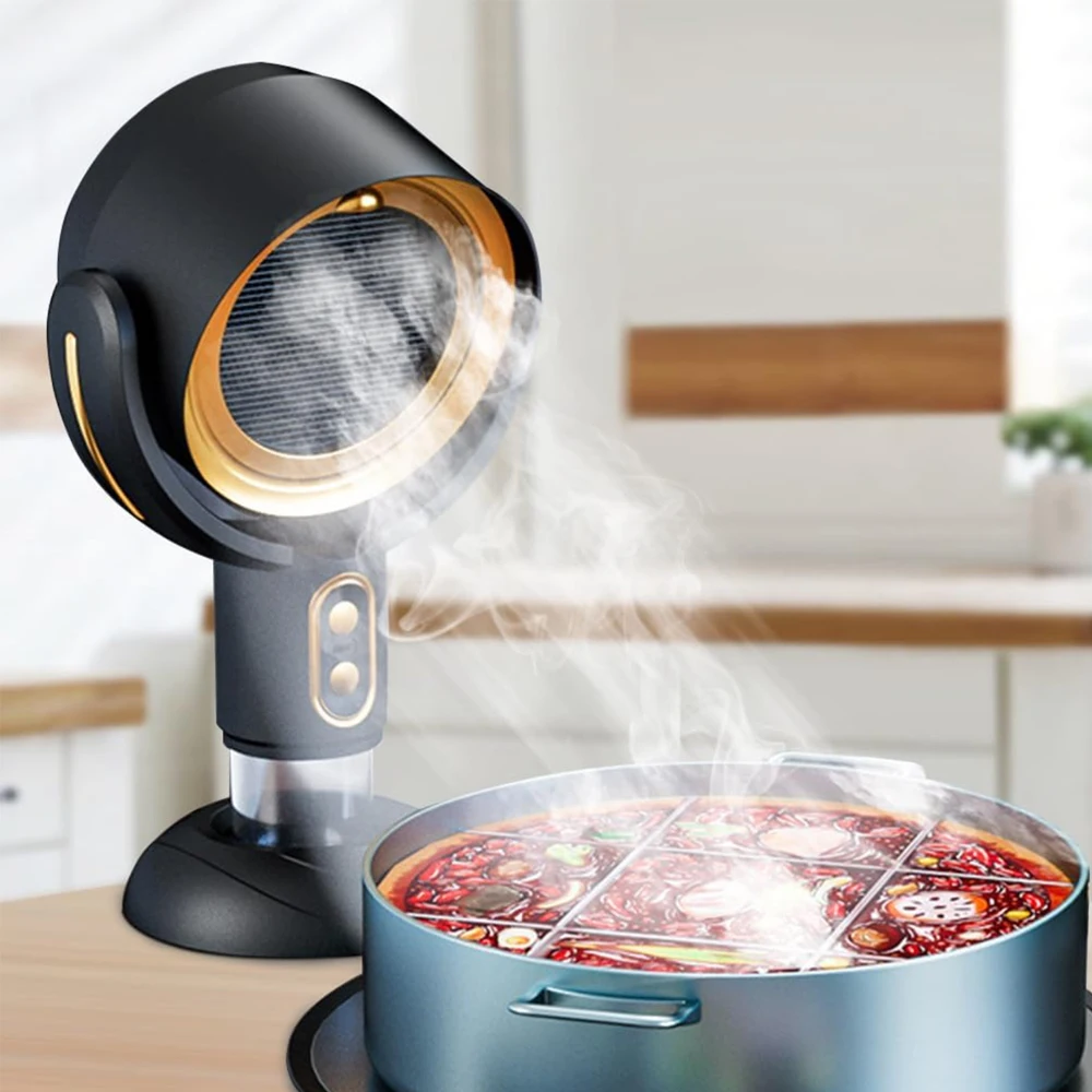 Hotte de cuisine portable, à faible bruit, mini cuiseur de table, hauteur du hotte, réglage de l'angle, hotte aspirante pour barbecue intérieur et marmite domestique