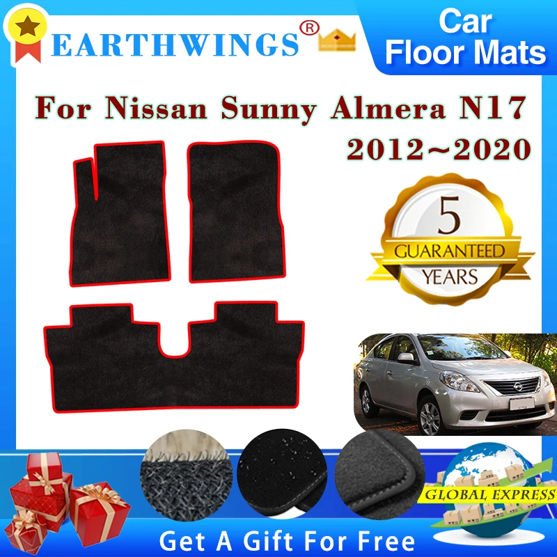 CarFloorMatsForNissanSunnyAlmeraN1720122020NissanLatioVersa