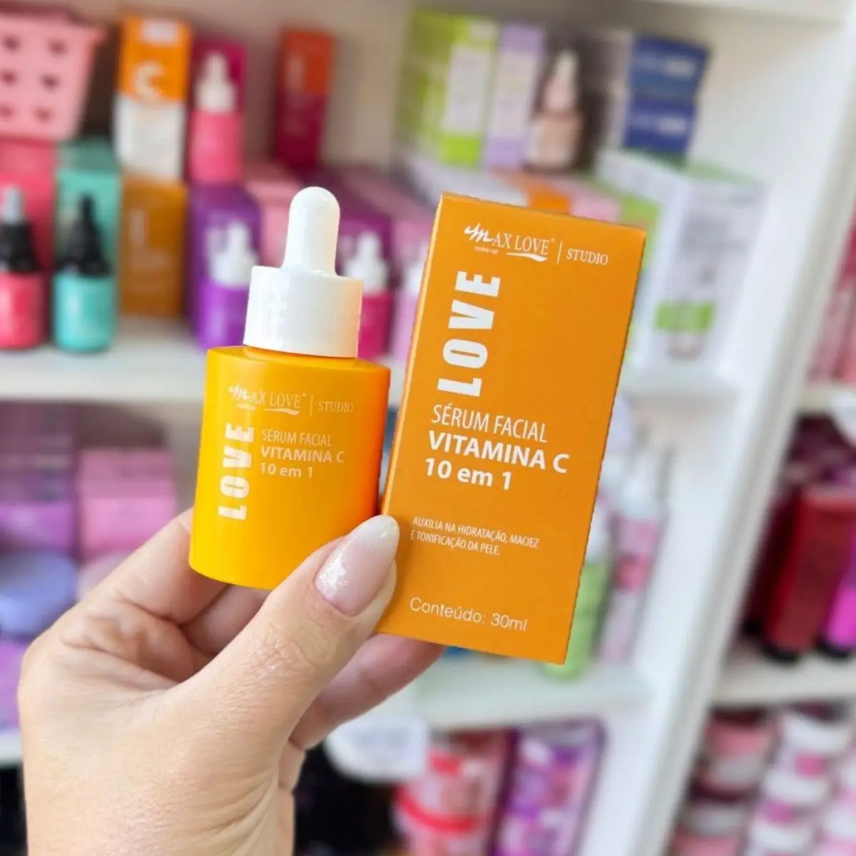 Sérum Facial Vitamina C 10 em 1 - Max Love 2