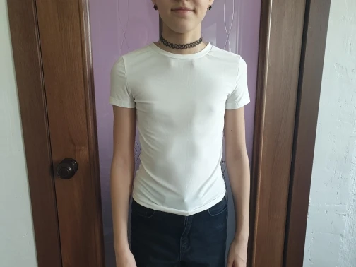 Luxe Polyester O-Neck Tee - Slim Fit Summer Essential photo review