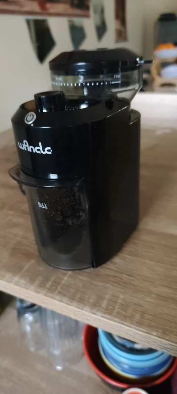 Wancle Electric Burr Coffee Grinder Adjustable Burr Mill Conical Coffee Bean Grinding with 28 Precise Grind Setting 220V/120V photo review