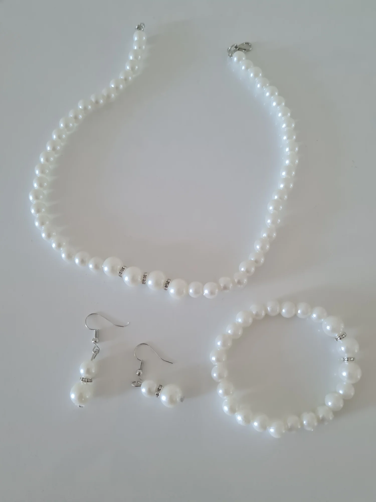 Simulated Pearls Jewelry Set photo review