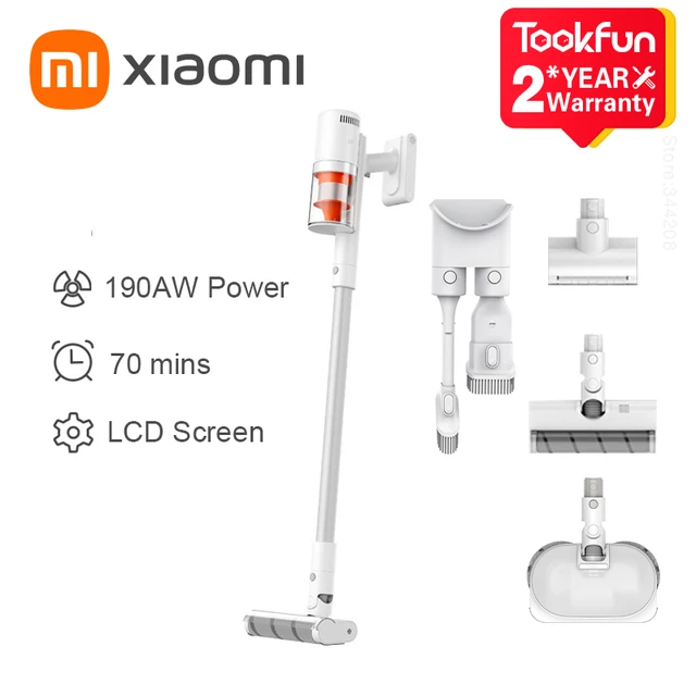 XIAOMI MIJIA Handheld Vacuum Cleaner K10 Pro Home Car Sweeping Electric  Rotating Wet Mopping 150AW cyclone Suction Multi Brush - AliExpress