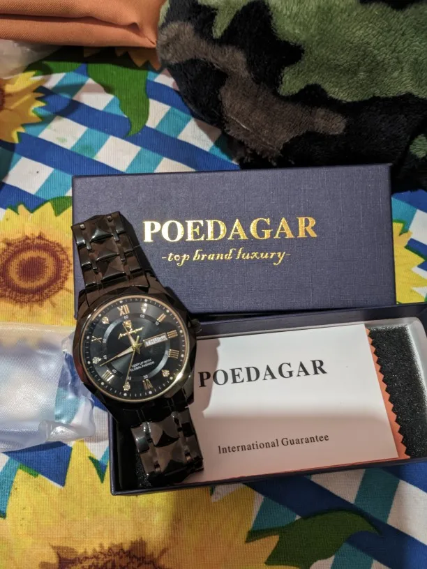 POEDAGAR Luxury Man Wristwatch photo review