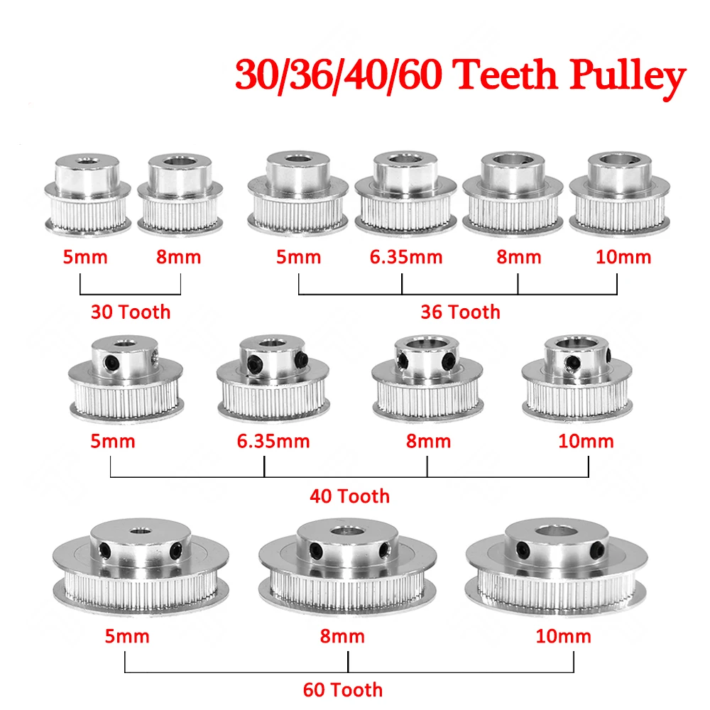 Poulie Synchronisation 3-M30T Pour Courroie 16mm - Alésage 5-20mm - Transmission Mécanique