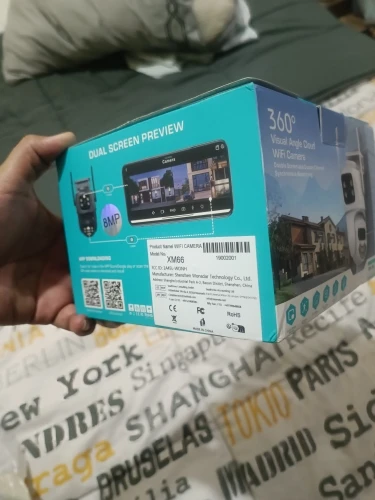 كاميرا 6K 9MP HD خارجية بثلاث عدسات مع تتبع تلقائي iCSee