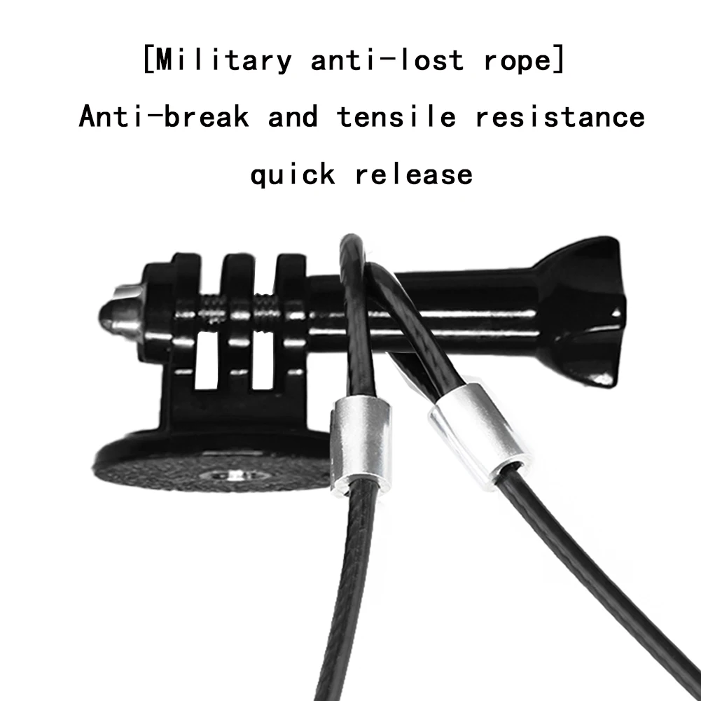 Stainless Steel Anti-Lost Safety Lanyard for GoPro 13/Insta360 X5