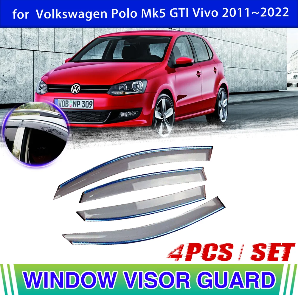 WindowVisorforVolkswagenVWCrossPoloMk5GTIVivo20112022Vent
