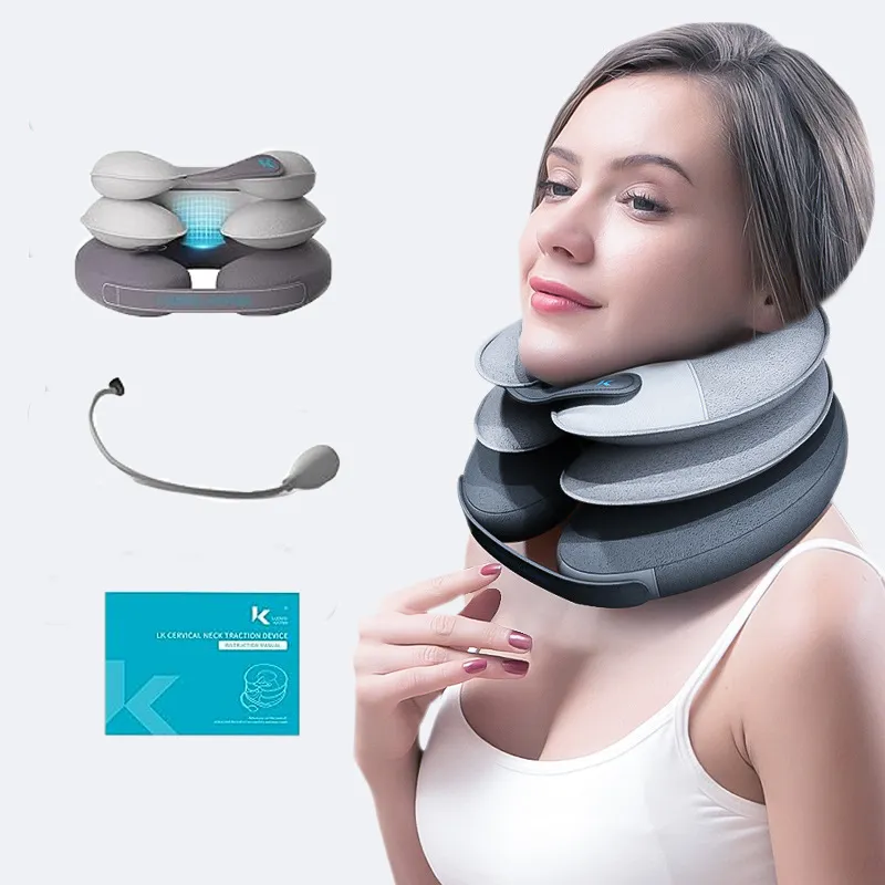 Neck Stretcher with Removable Air Pump Cervical Traction Device Inflatable  Neck Brace for Neck Pain Relief - AliExpress