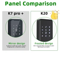 RAYKUBE K20 9-language Biometric Fingerprint Door Lock Electronic Door Lock with  Tuya APP/IC Card/Password/ Key Unlock - Image 3