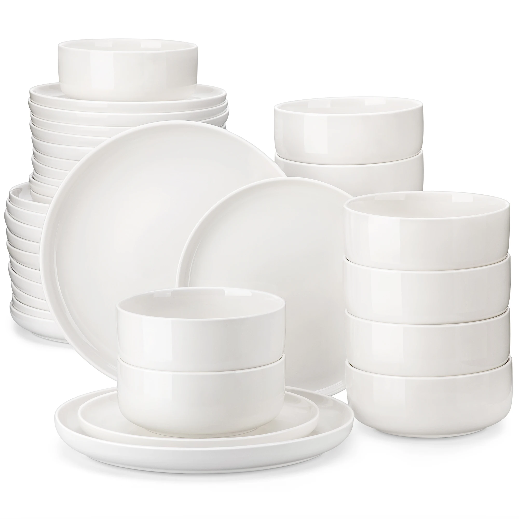 36 Piece White